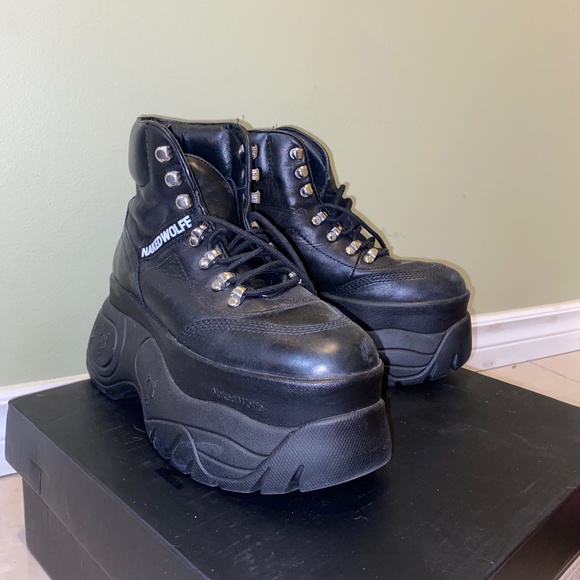 Black platform Naked Wolfe - Picture 1 of 2